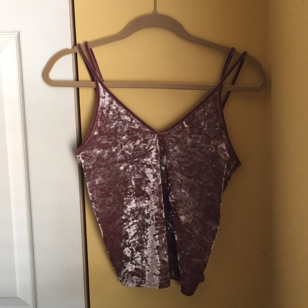 velvet tank top